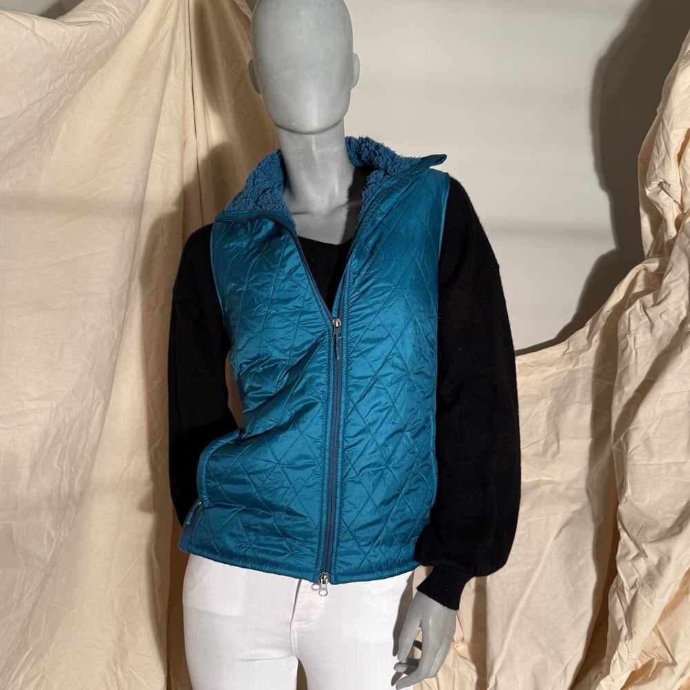 L.L. Bean Blue Quilted Women's Vest